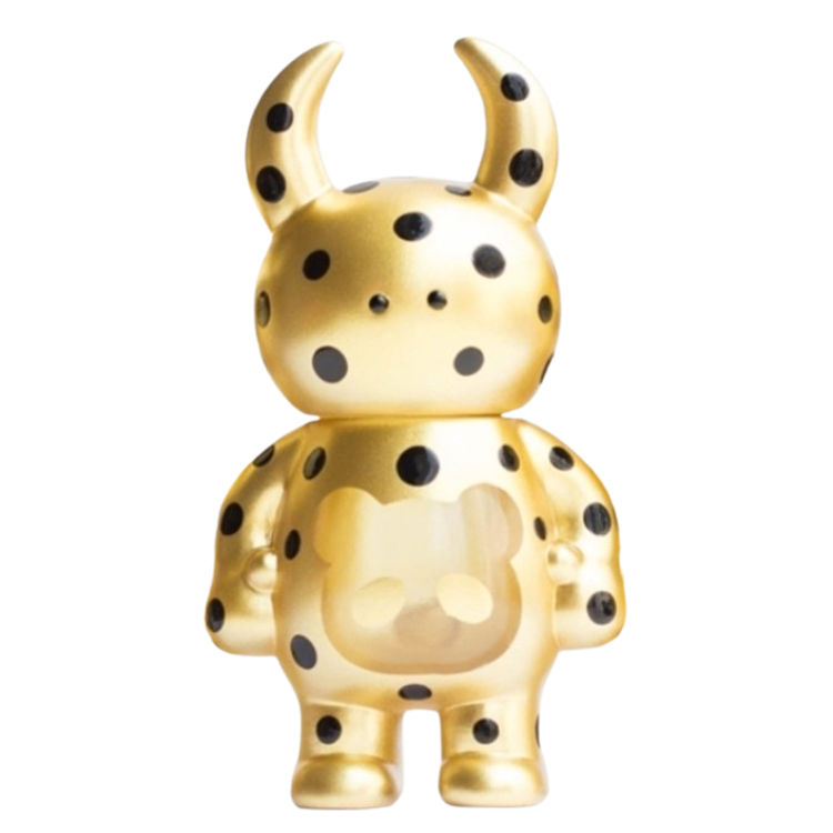 Gold Panda Lucky Dot Uamou by Uamou (Ayako Takagi)