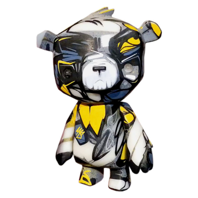 Untitled Yellow White Kuma Cub by RunDMB (David Bishop)