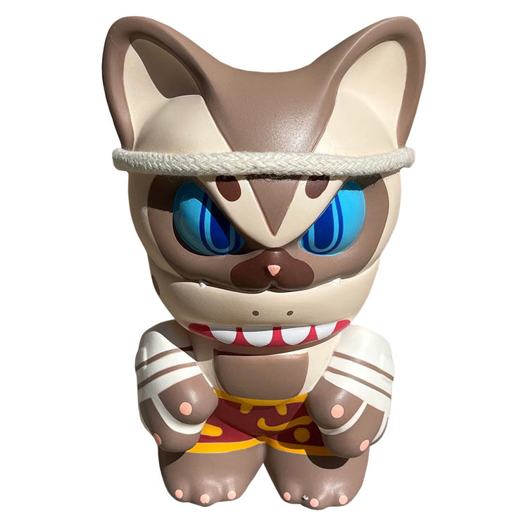 Muay Thai Scarf Cat by Car