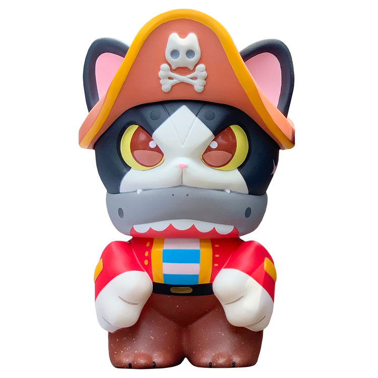 Pirate Scarf Cat Red by Car