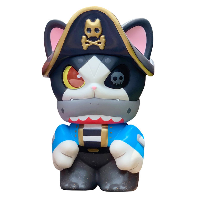 Pirate Scarf Cat Blue by Car