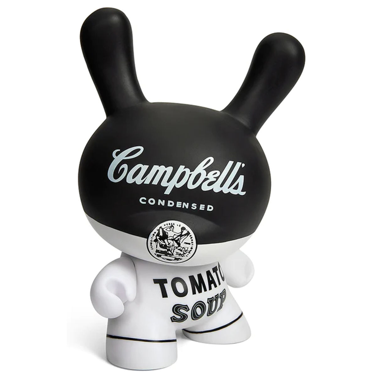 8" Black & White Campbell's Soup : Masterpiece Dunny