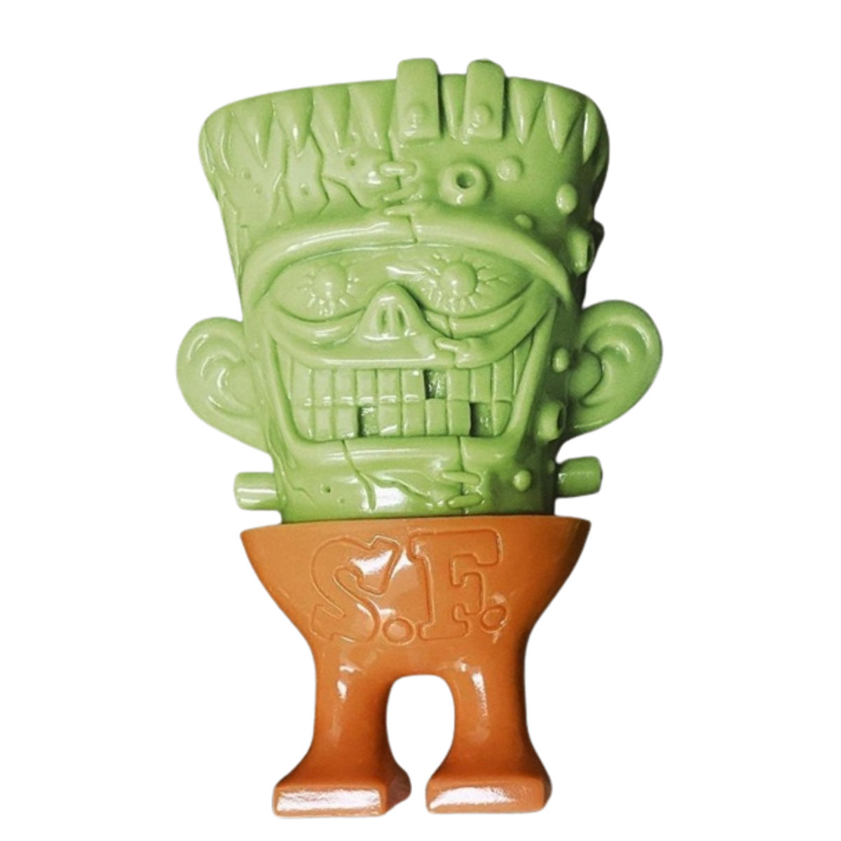 Green Brown Franken Crack : Space Friends