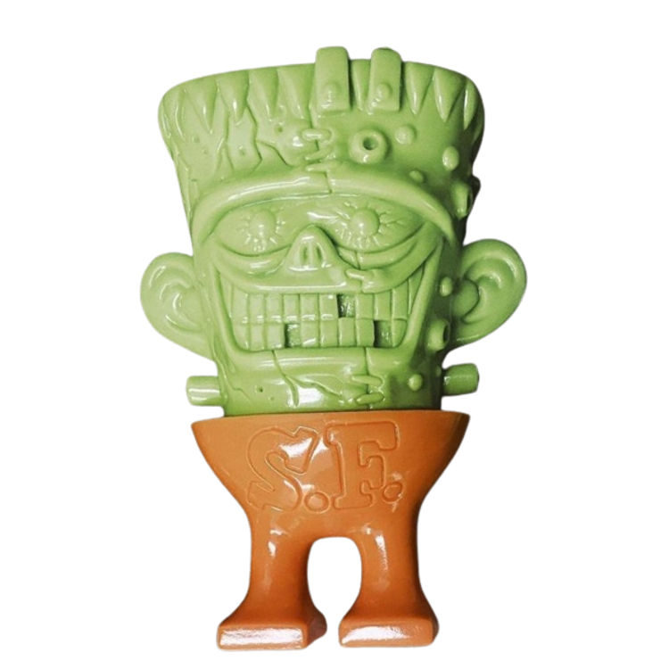 Green Brown Franken Crack : Space Friends by Knuckle (Little Chop Design)