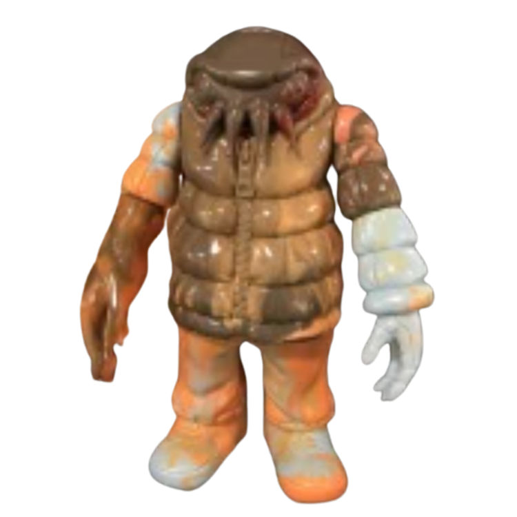 Brown Orange Marble Cthulhuoid by Gyaromi