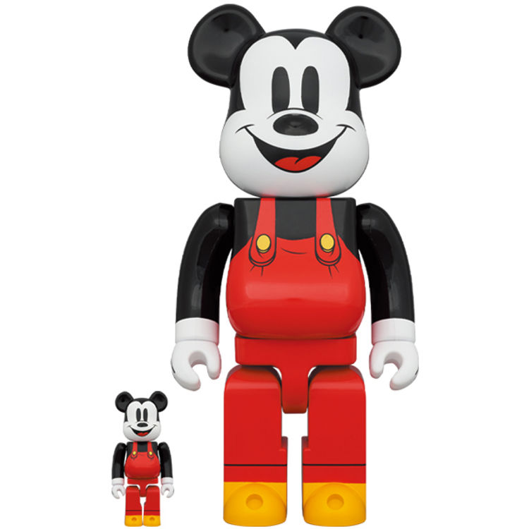 100% & 400% Boat Builders Mickey Mouse Be@rbrick (Set) by Disney