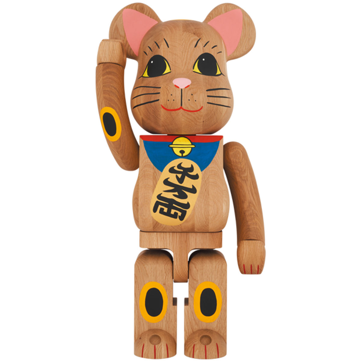 1000% Ichi Blue Maneki Neko Karimoku Bearbrick