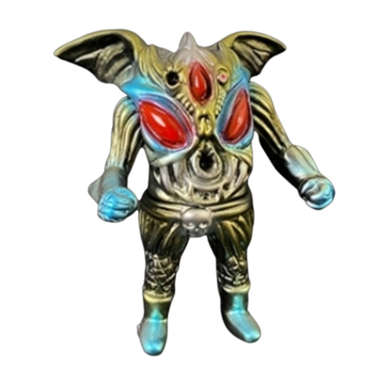 Blue Silver Red Eye Luftkaiser by Paul Kaiju