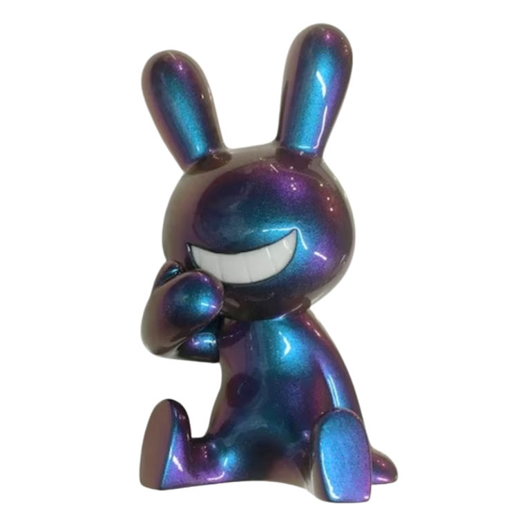Majora Sitting Black Rabbit by Tadayuki Iwa (Black Rabbit)