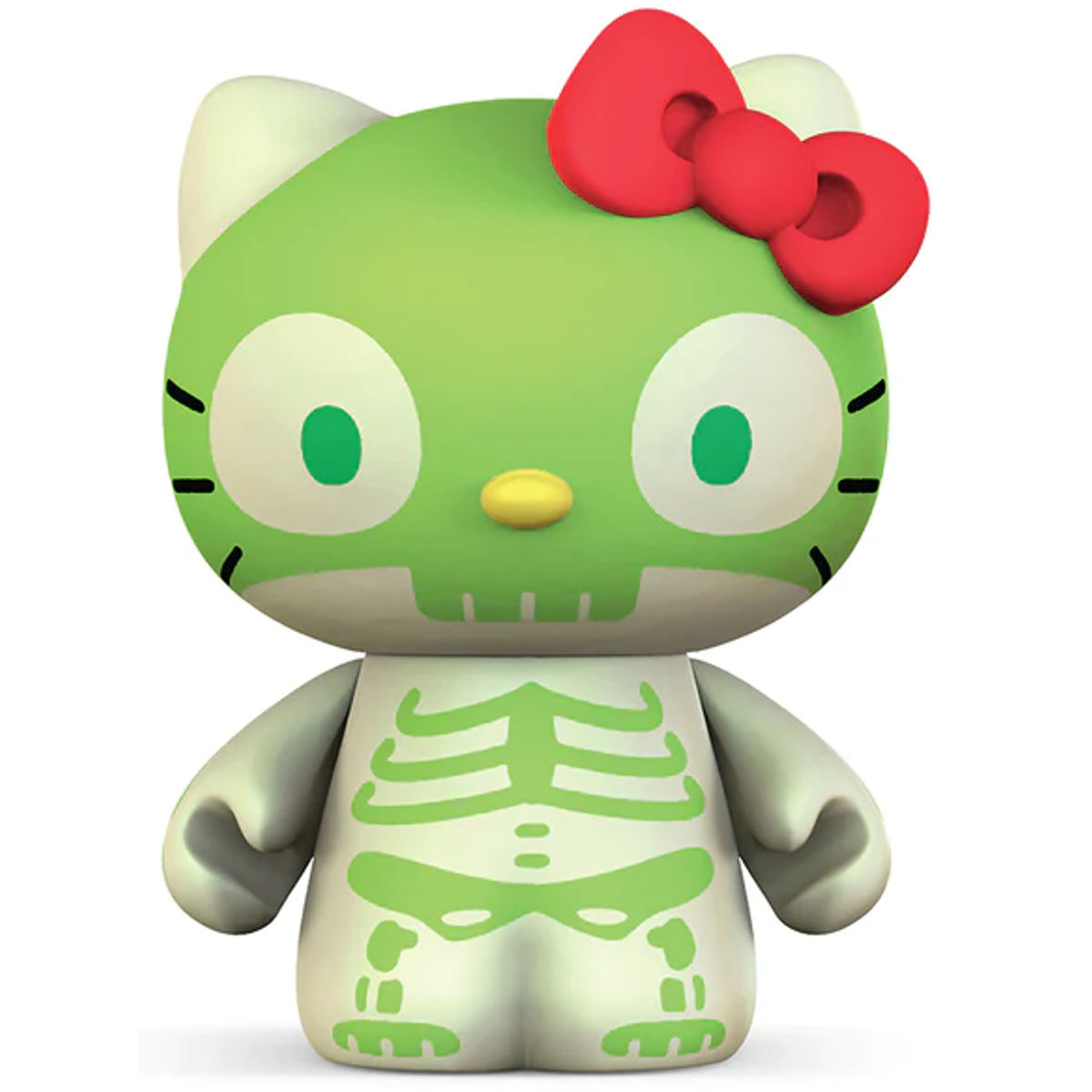 Green GID Skeleton Hello Kitty Halloween