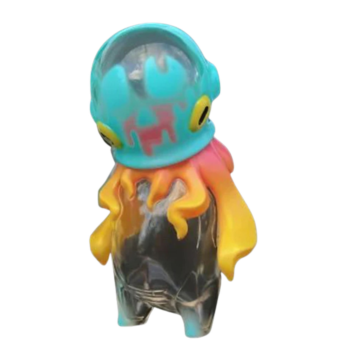 Blue Yellow Pink Clear Takotsubon