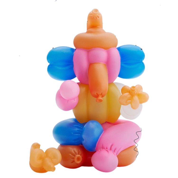 Multi Warmtone Balloon Ganesha by Suker Thing