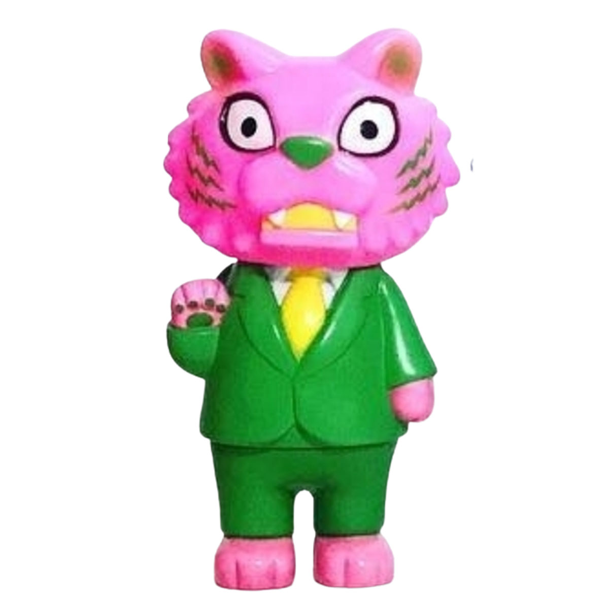 Green Suit Yellow Tie Tiger Boss