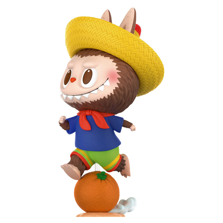 Orange Labubu by Kasing Lung