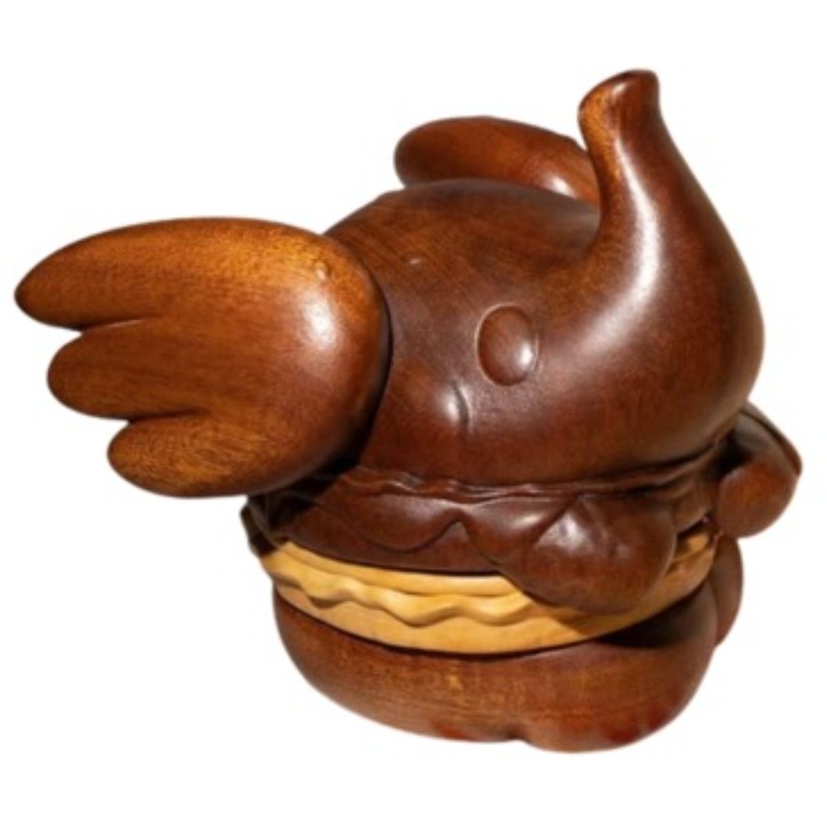 17.5" Wood Burger Elfie