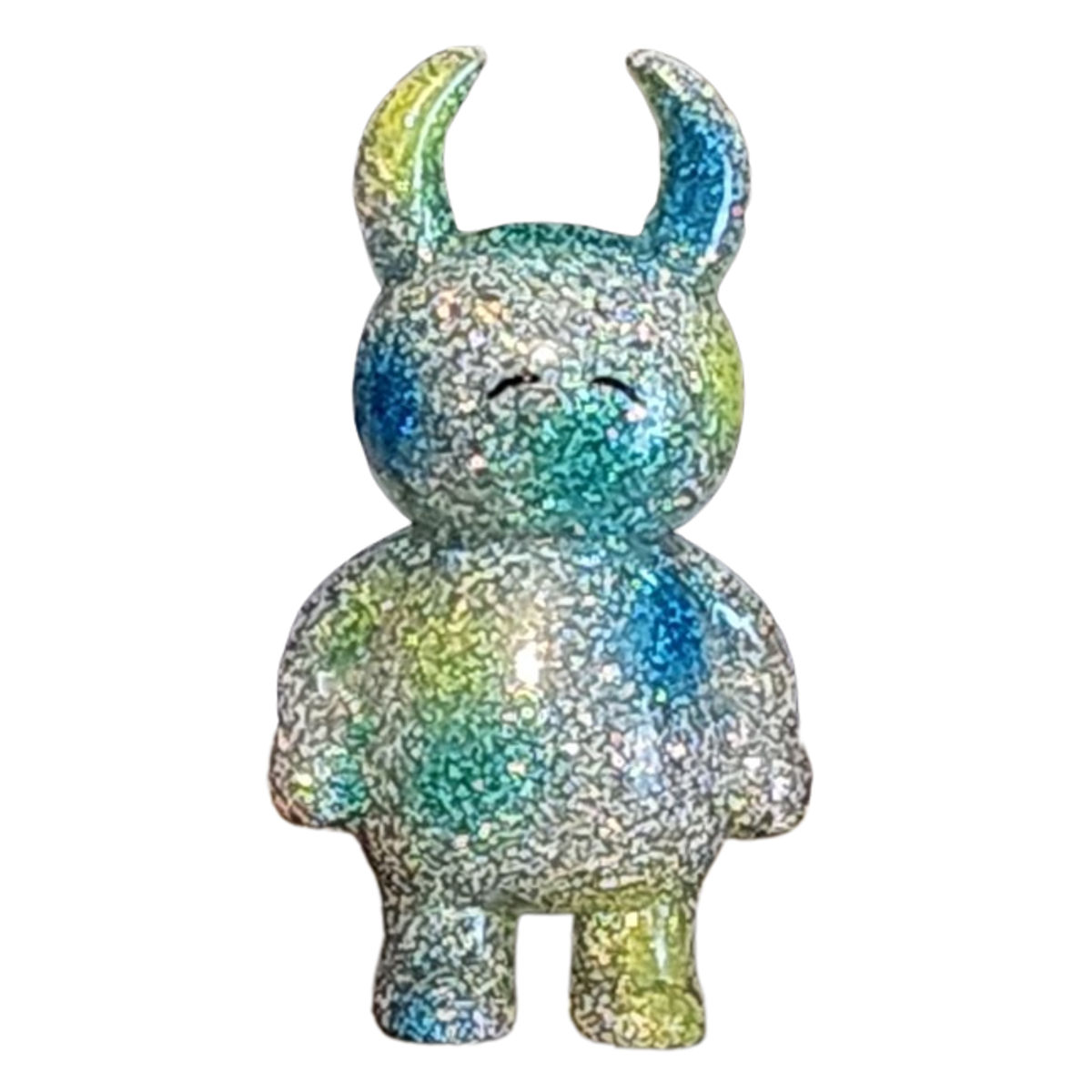 Green Yellow Silver Glitter Uamou