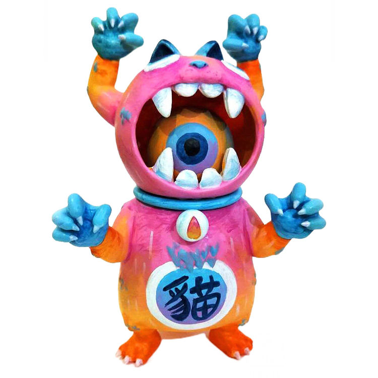 UnderNeko Orange Pink Cat by Sean Lee