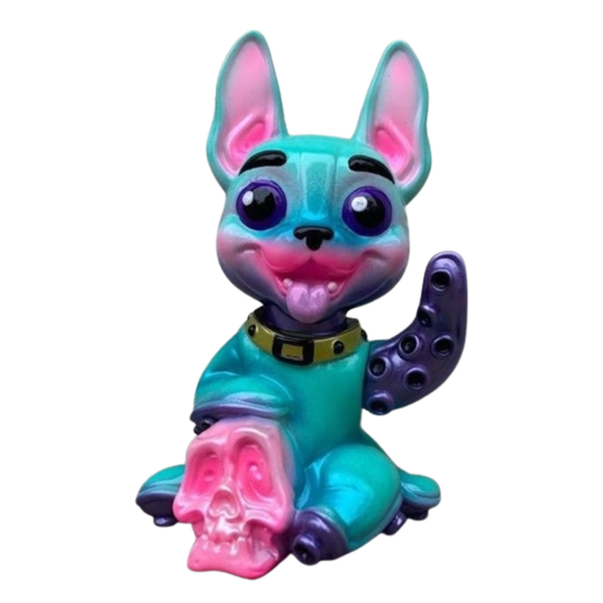 Blue Maneki Motley Calaboration