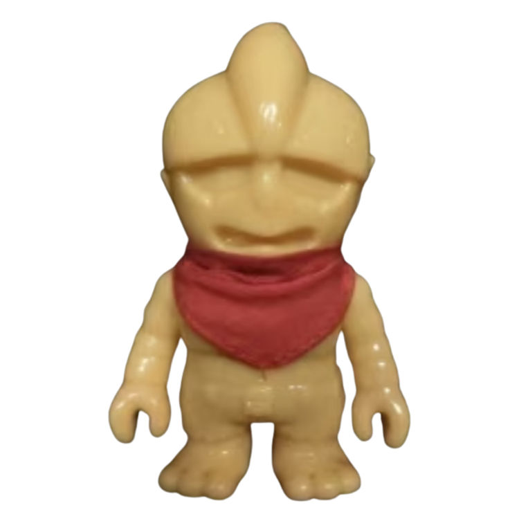 Flesh with Red Scarf Mini Mutant Head by Real X Head (Mori Katsura)