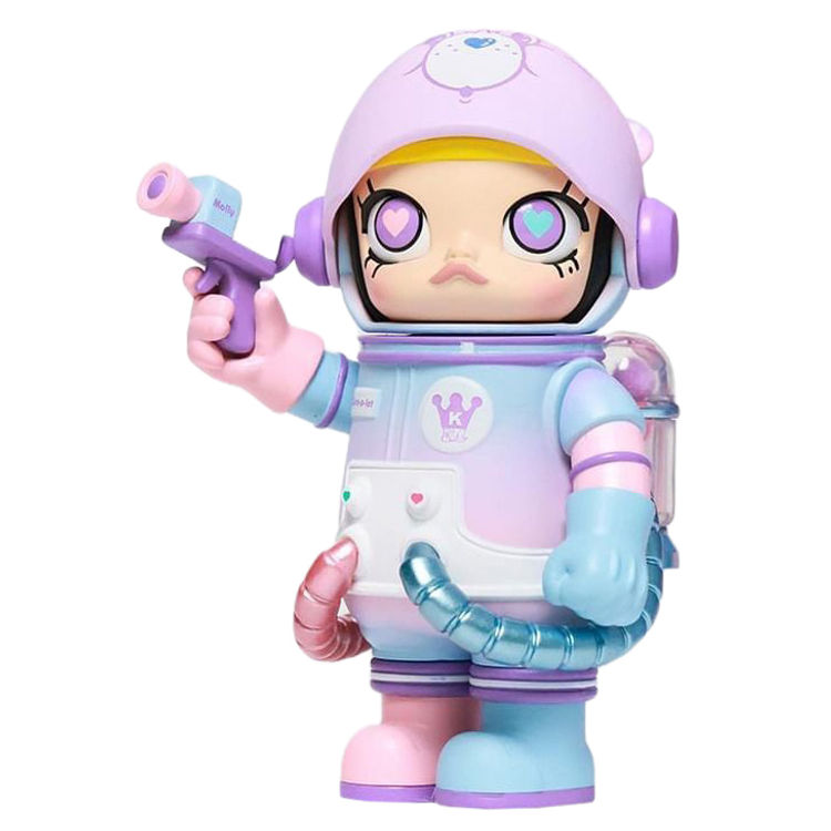 100% Mega SPACE MOLLY × Care Bears - Care-a-lot Bear by Kenny Wong