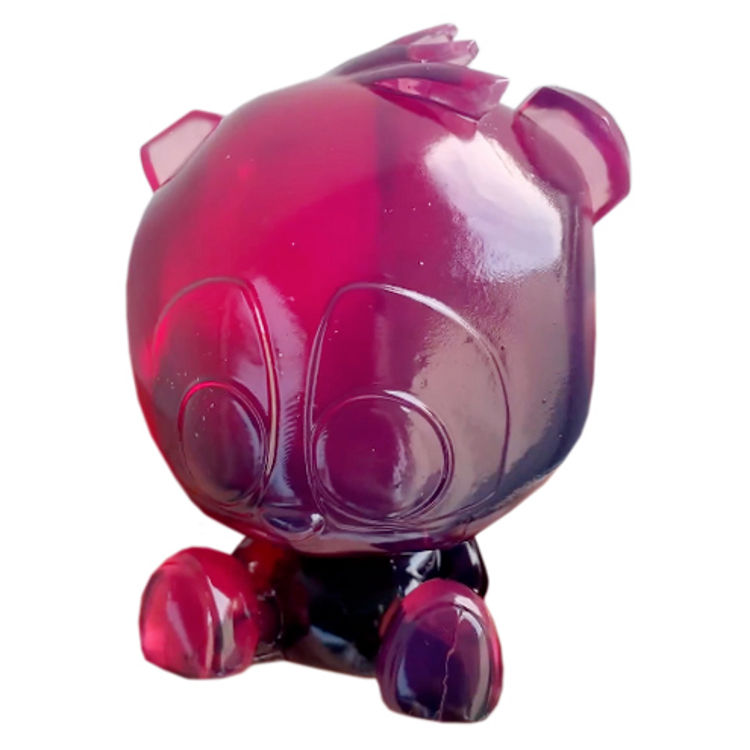 Sad Panda Resin Cranberry by 7Sketches