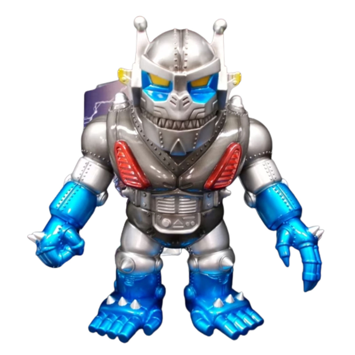 Metallic Blue Red Mecha Gigathon