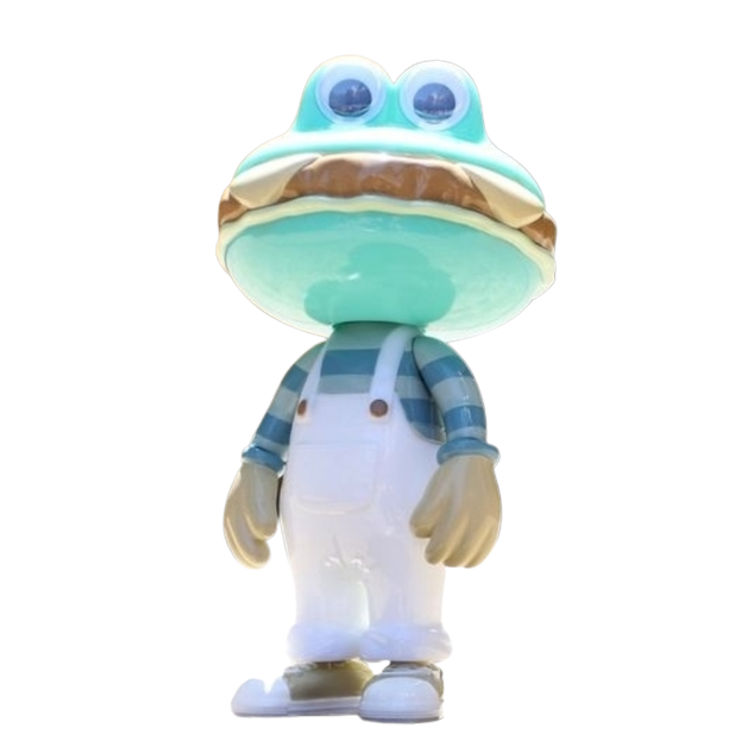 White with Stripes Burger-Kun by Happi Class