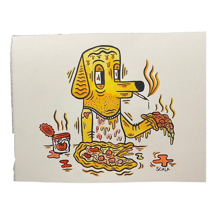 Pizza Dog by Vincent Scala