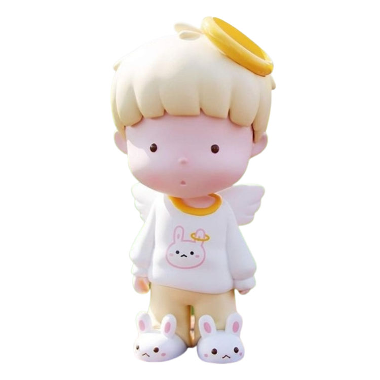 Little James Bunny Angel by Jemusu Studio