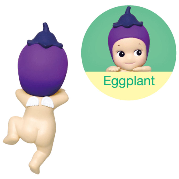 Sonny Angel HIPPERS : Harvest Series - Eggplant by Toru Soeya