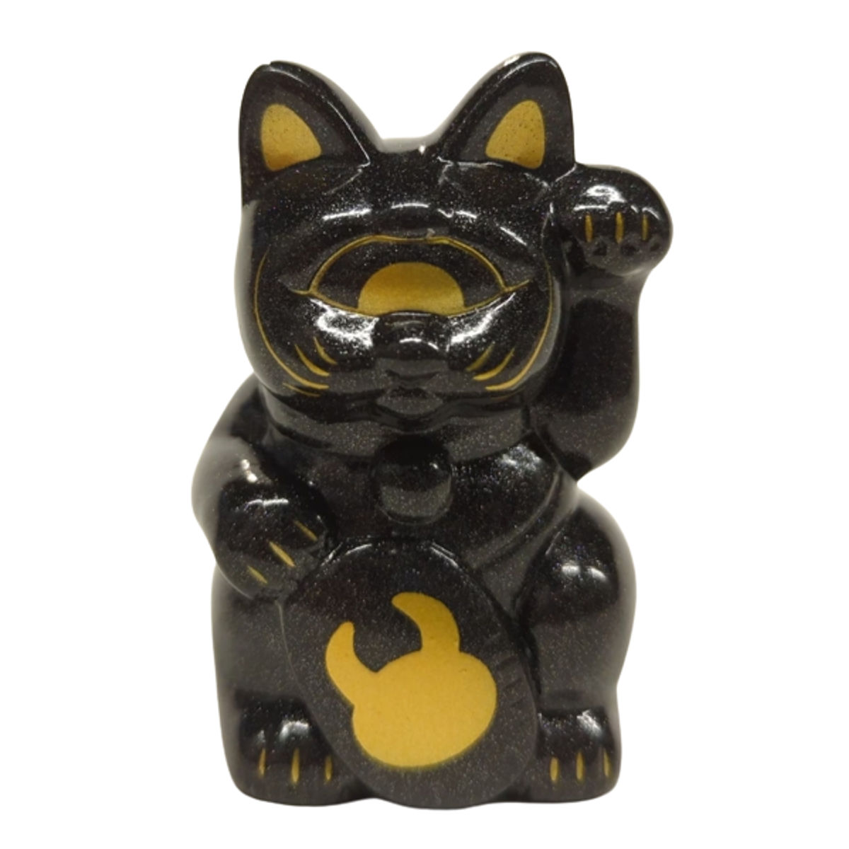 Black Gold Fortune Cat Uamou