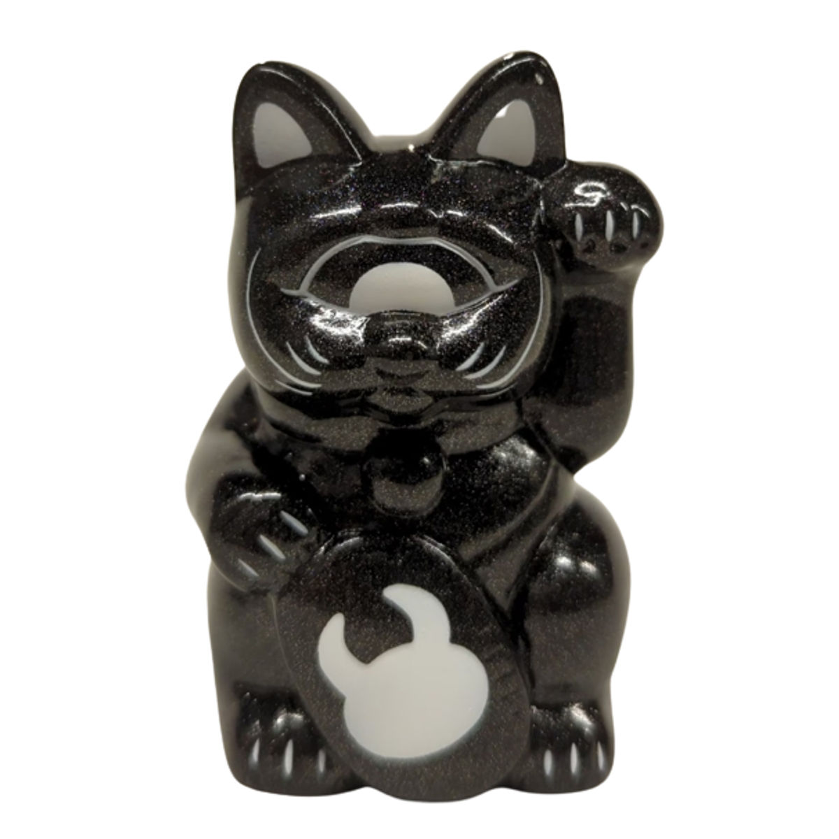 Black Silver Fortune Cat Uamou