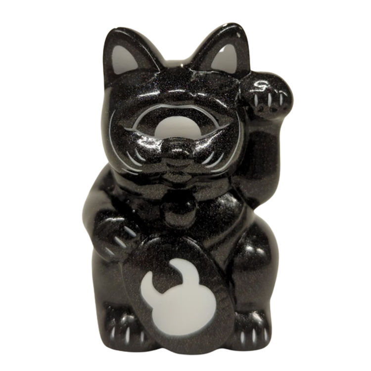 Black Silver Fortune Cat Uamou by Real X Head (Mori Katsura)