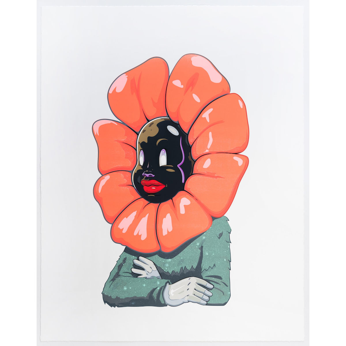 Coral & Seafoam : Flower N Word