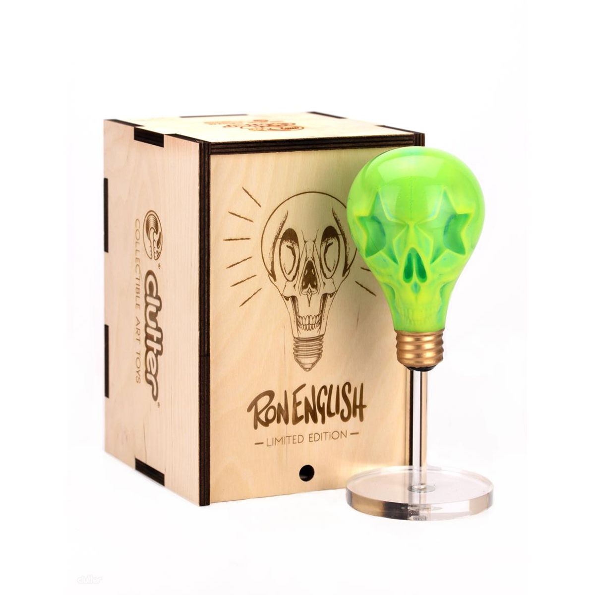 GID Green Star Skull Bulb