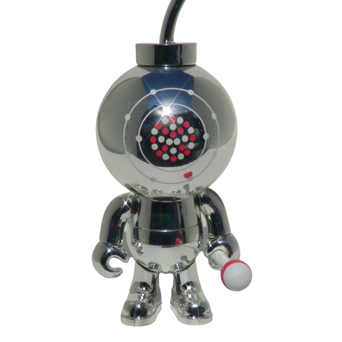 White Stripes Aluminium Bud.  Chrome Chase