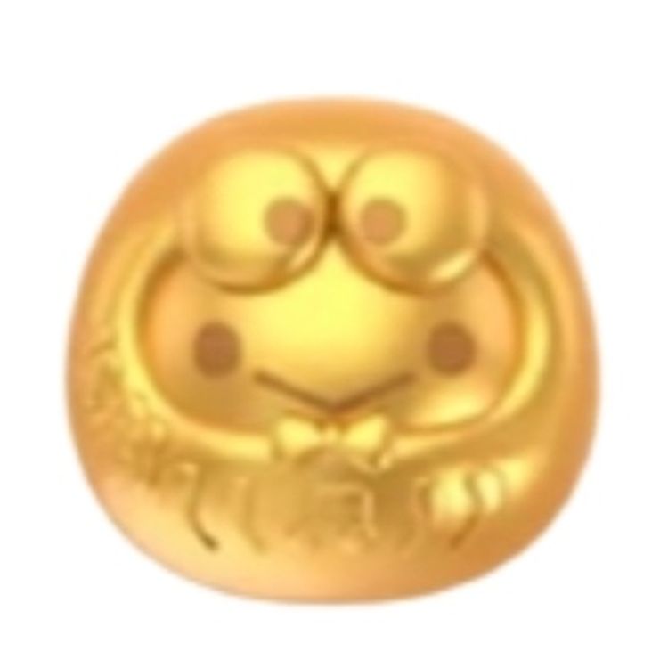 Gold Kerropi Daruma by Sanrio