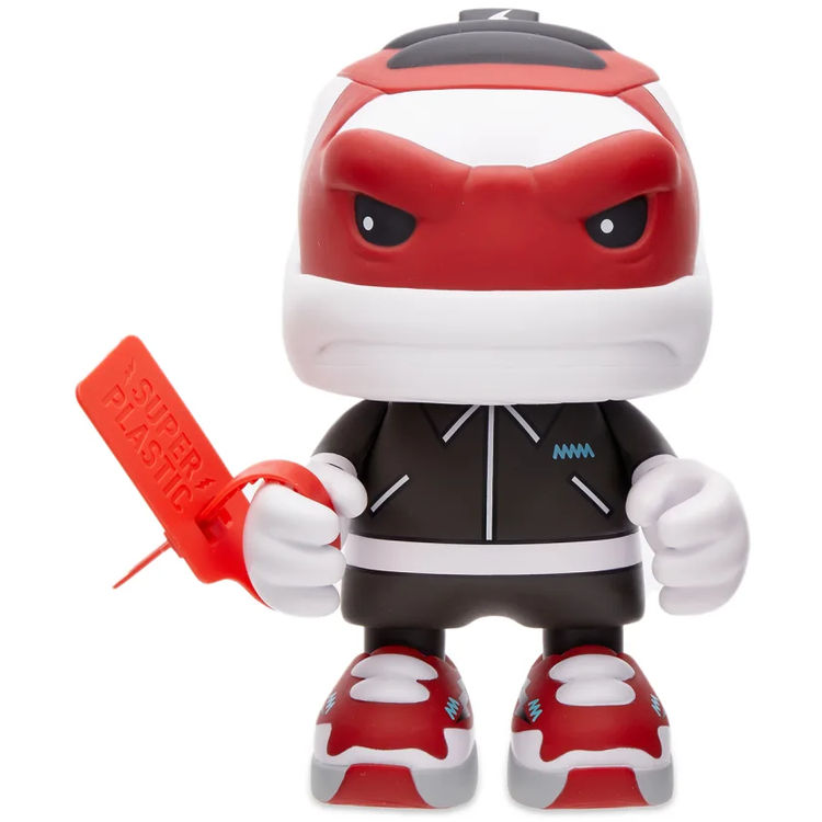 8" Red Off-White Shudog by Superplastic