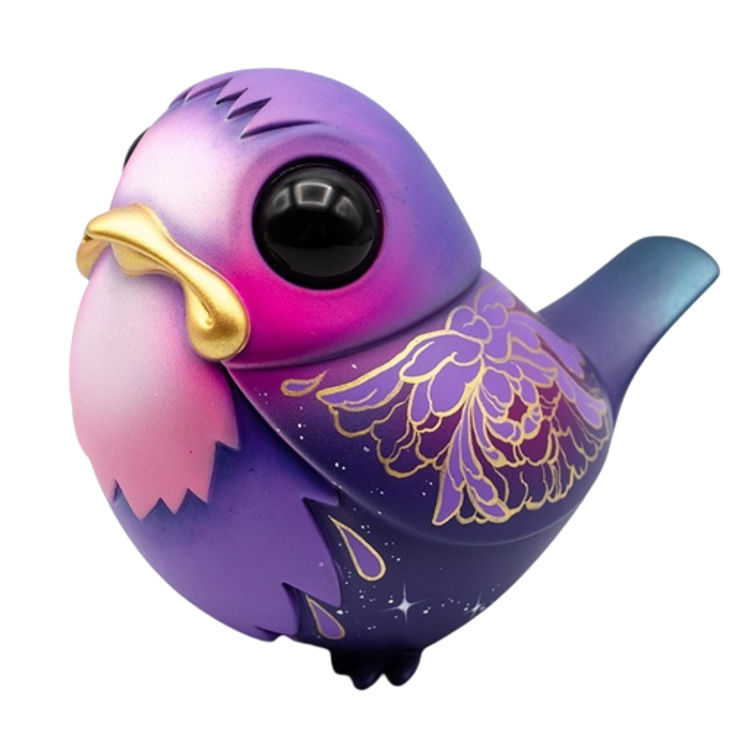 Jumbo Purple Young Robin (ToyCon UK : 2023) by Tomodachi Island (Emelie Jensen)