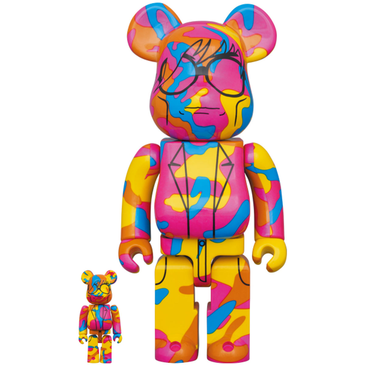 100% + 400% Special Andy Warhol Bearbrick