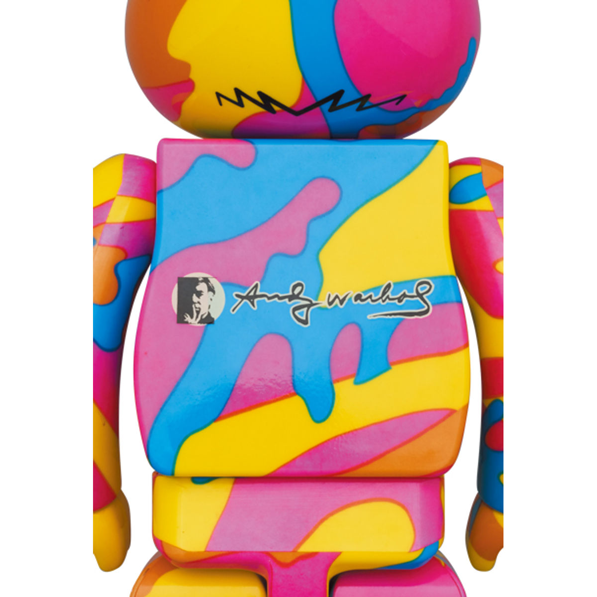 100% + 400% Special Andy Warhol Bearbrick