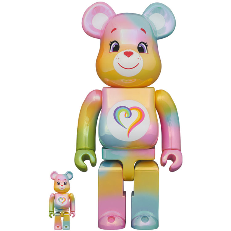 100% + 400% Togetherness Bear : Care Bears Bearbrick by Cloudco Entertainment