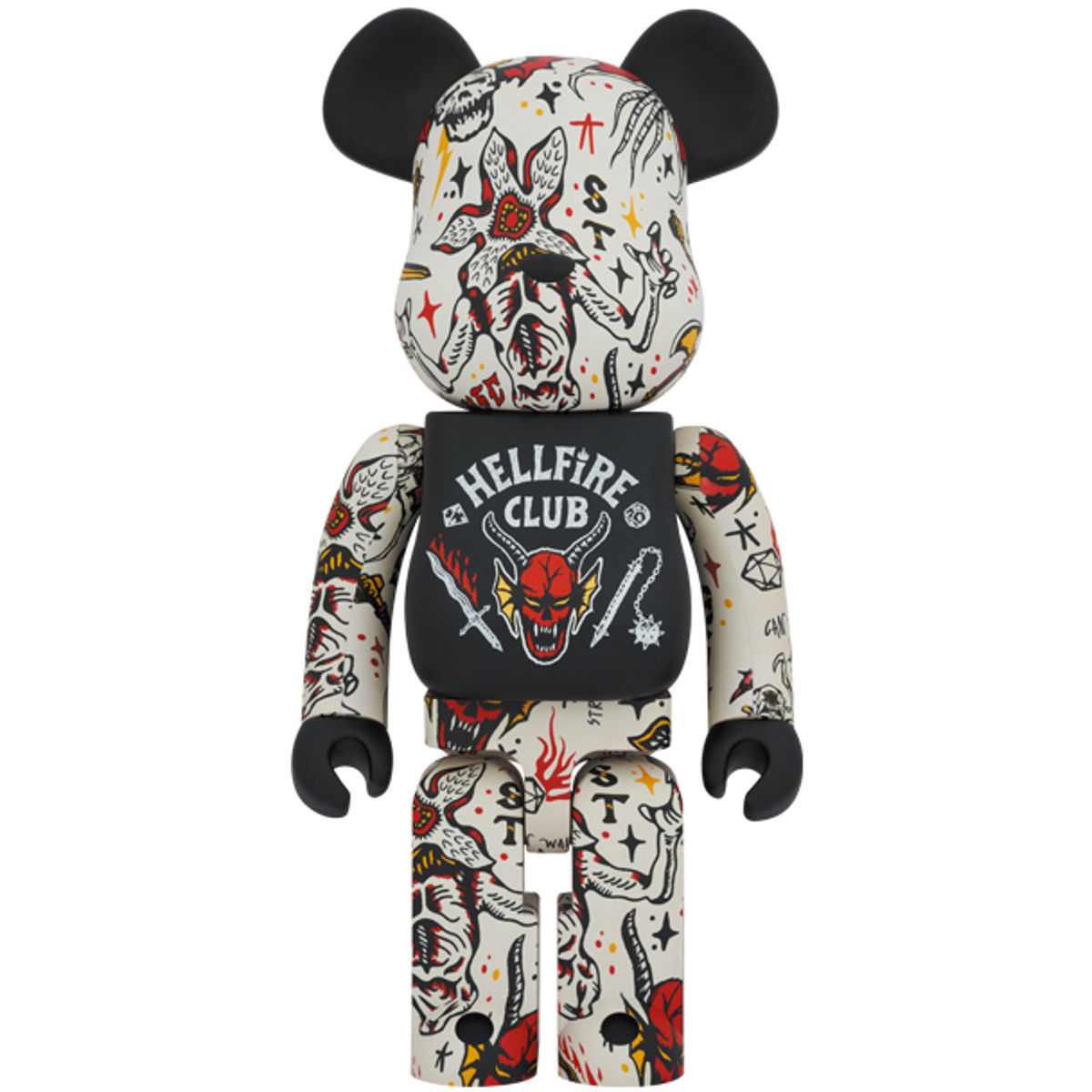 1000% Hellfire Club : Stranger Things Bearbrick