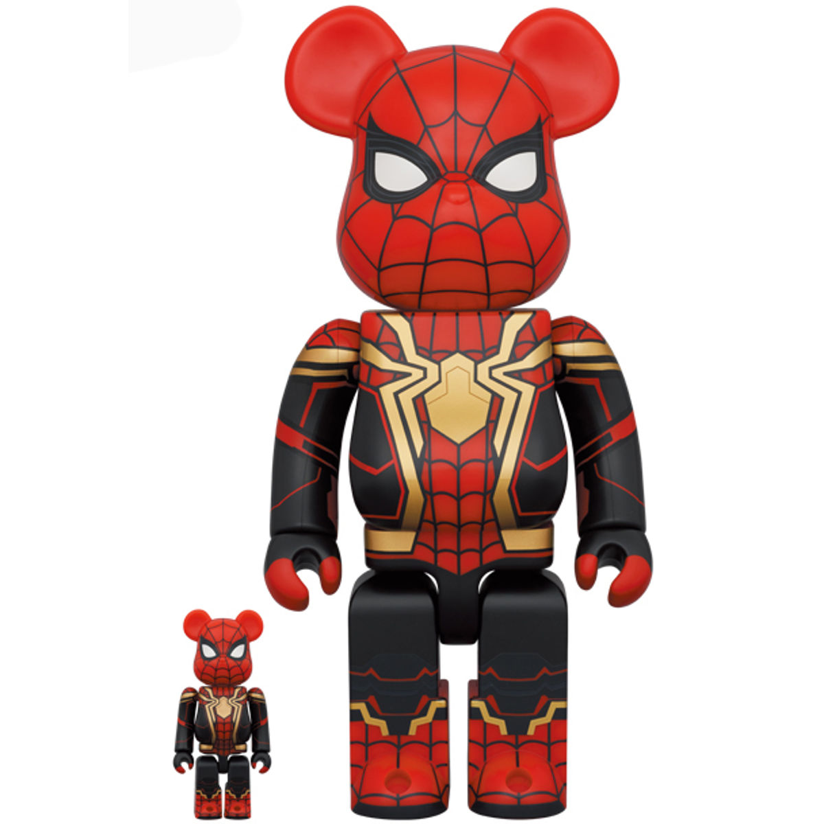 100% + 400% Integrated Suit Spider-Man Bearbrick (Set)