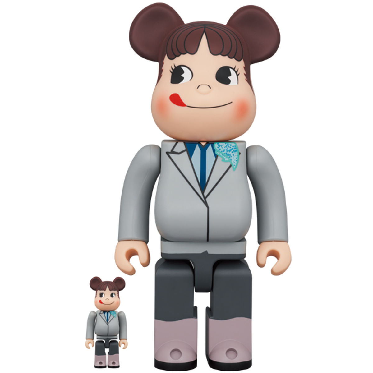 100% + 400% CA 10th Peko-chan Bearbrick (Set)