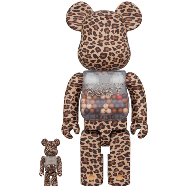 100% + 400% Leopard My First B@by Bearbrick (Set) by Chiaki Kuriyama