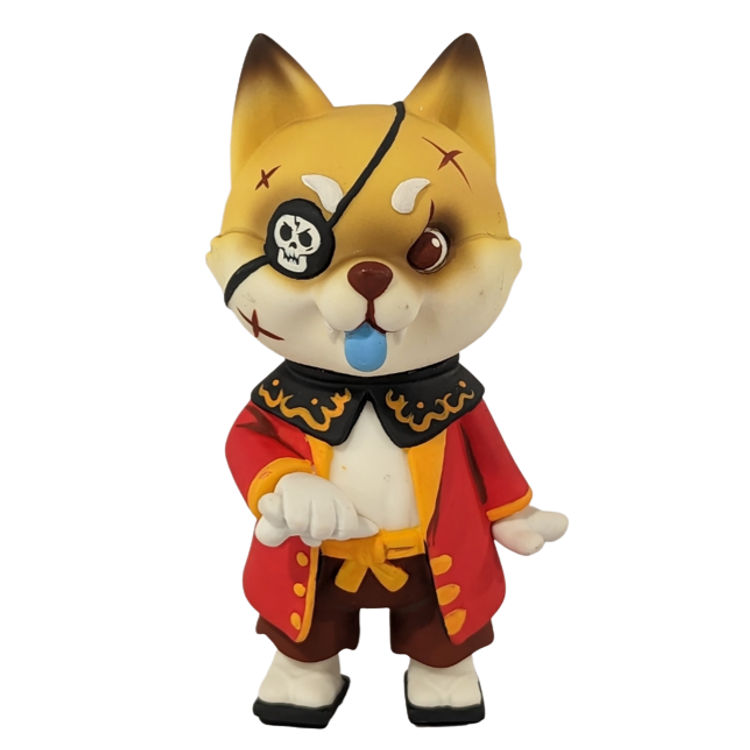 Red Light Brown Coat Akita Shatei by Stickup Monsters (Javier Jiménez)