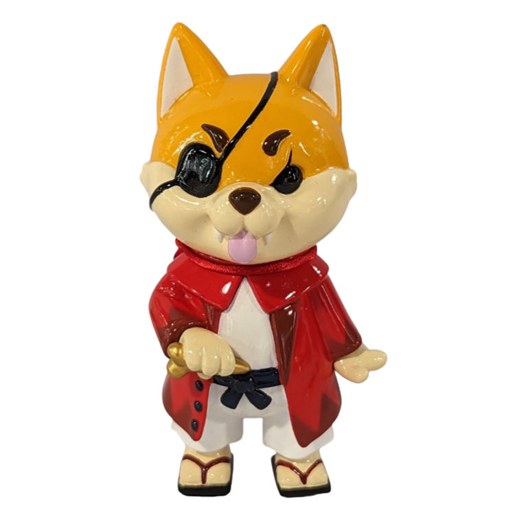 Red Coat Akita Shatei by Stickup Monsters (Javier Jiménez)