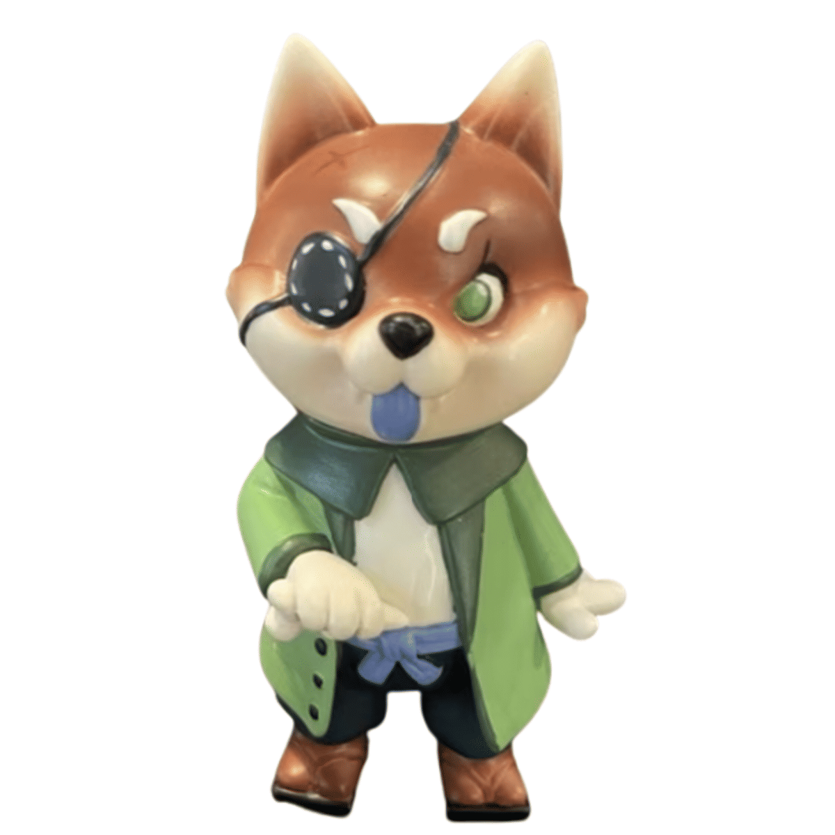 Green Brown Coat Akita Shatei