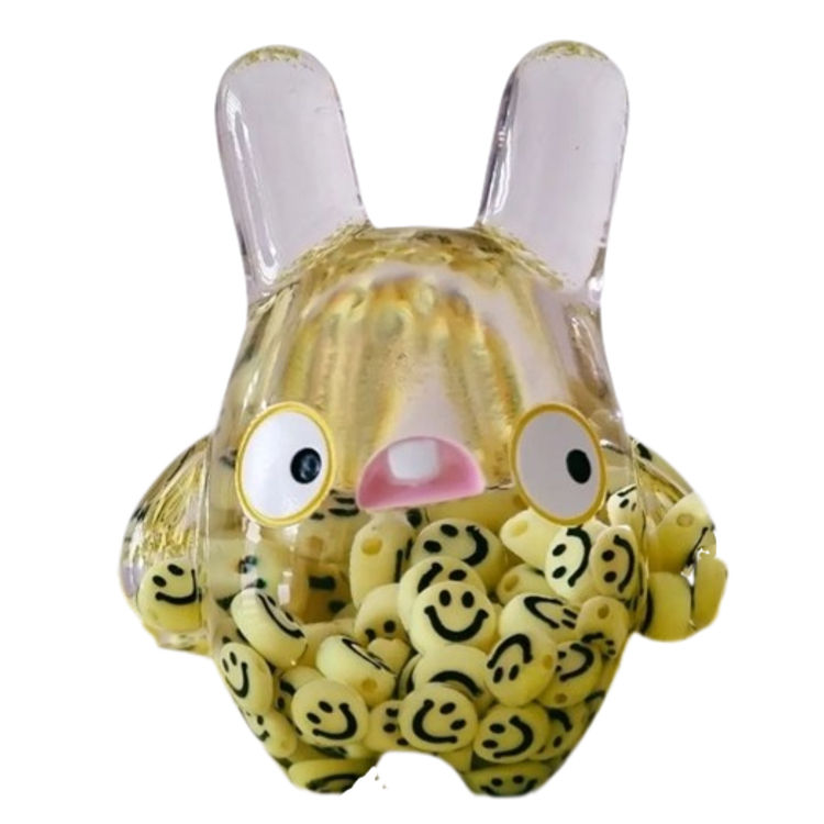 Clear Baldwin with Smiley's (ToyCon UK : 2023) by Dolly Oblong